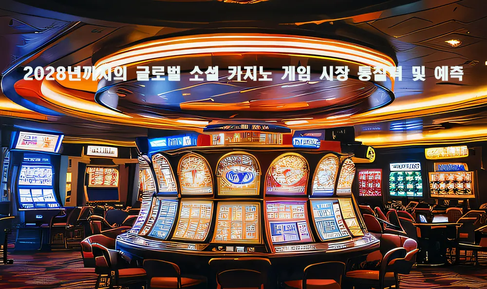 2028년까지의 글로벌 소셜 카지노 게임 시장 통찰력 및 예측